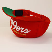 SF SCRIPT FLIP Snapback Red (Green UV)