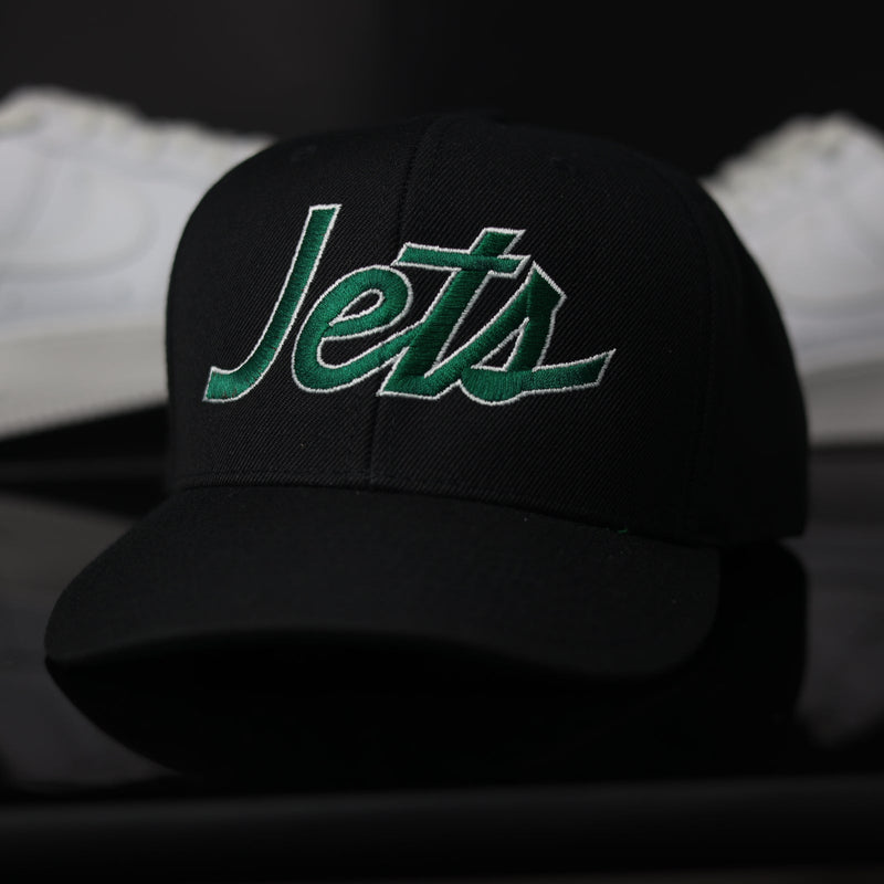 JETS SCRIPT BLACK (Green UV)