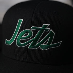 JETS SCRIPT BLACK (Green UV)